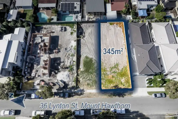 Third view of Homely land listing, 36a Lynton Street, Mount Hawthorn WA 6016