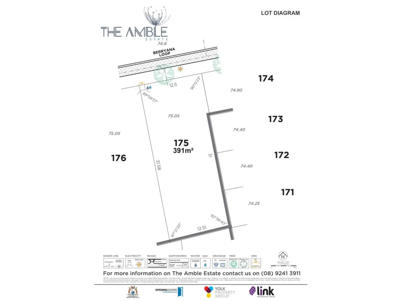 Main view of Homely land listing, Lot 175 Berryana Loop, Girrawheen WA 6064