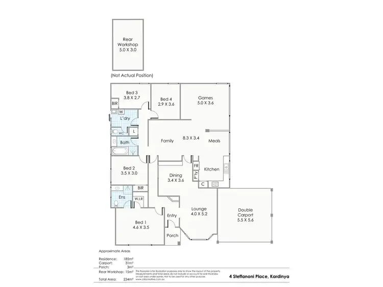 Second view of Homely house listing, 4 Steffanoni Place, Kardinya WA 6163