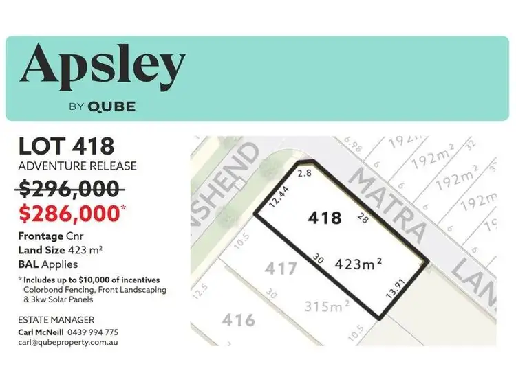 Second view of Homely land listing, Lot 418, Townshend Parkway, Mandogalup WA 6167