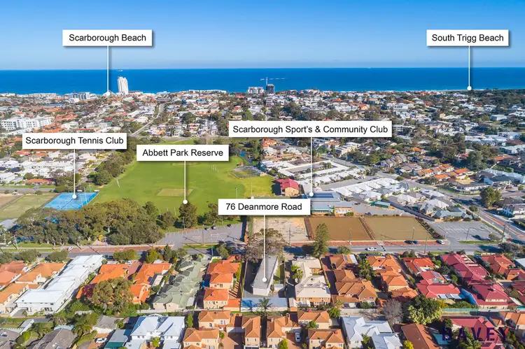 Second view of Homely house listing, 76 Deanmore Road, Scarborough WA 6019