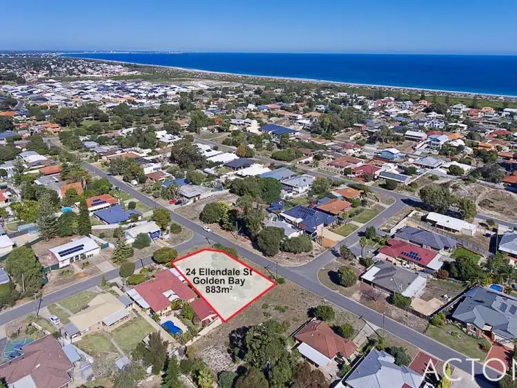 Main view of Homely land listing, 24 Ellendale Street, Golden Bay WA 6174