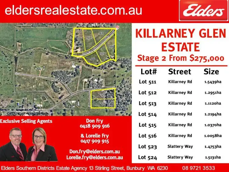 Second view of Homely rural property listing, Lot 512 Killarney Road, Dardanup West WA 6236
