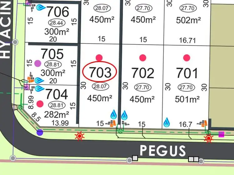 Main view of Homely land listing, Lot 703, Pegus Way, Piara Waters WA 6112