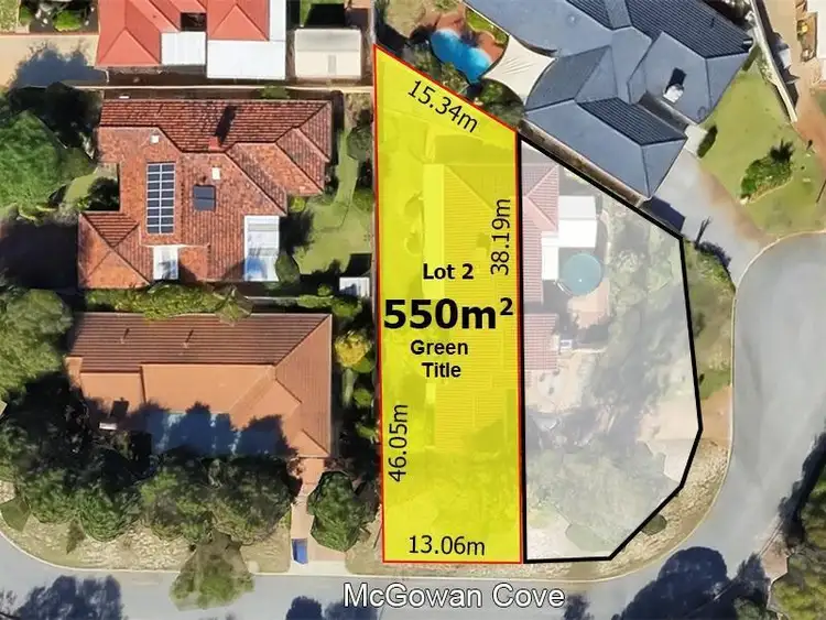 Main view of Homely land listing, 3 McGowan Cove, Bateman WA 6150