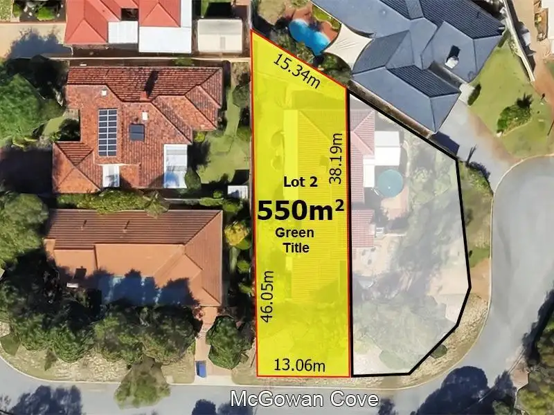 Main view of Homely land listing, 3 McGowan Cove, Bateman WA 6150
