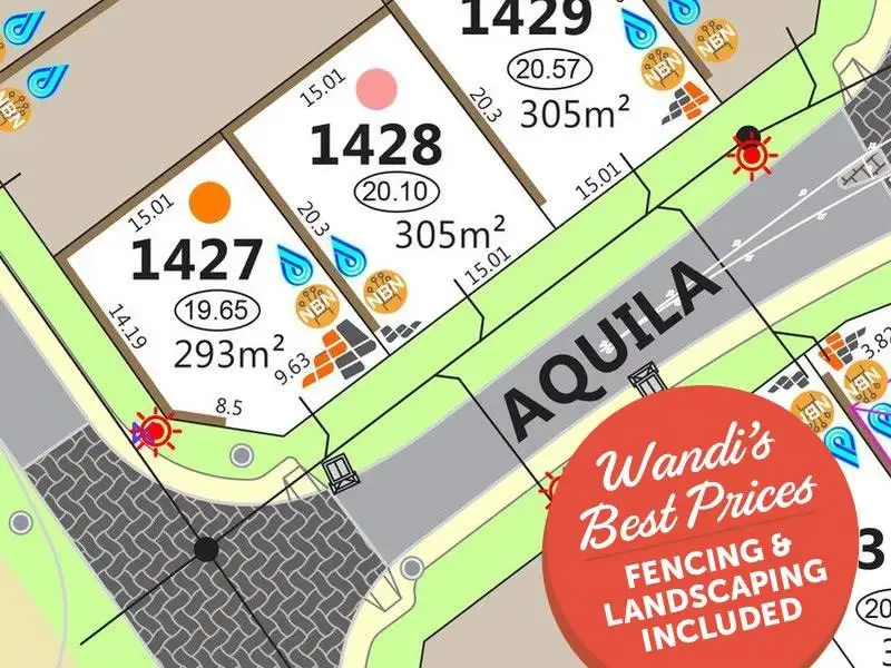 Main view of Homely land listing, Lot 1428 Aquila Drive, Wandi WA 6167