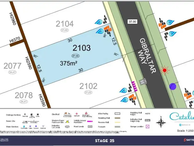 Third view of Homely land listing, LOT 2103 Gibraltar Way, Mindarie WA 6030