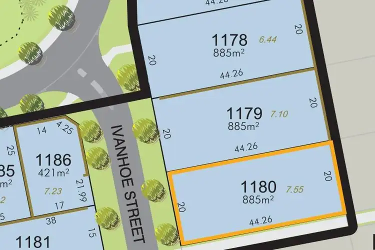 Main view of Homely land listing, Lot 1180, Ivanhoe Street, Golden Bay WA 6174