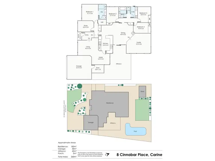 Fifth view of Homely house listing, 8 Cinnabar Place, Carine WA 6020