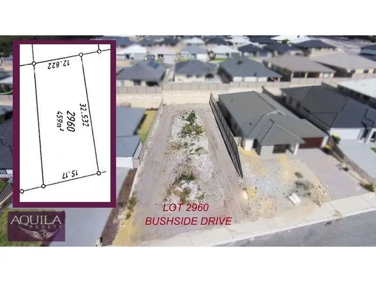 Main view of Homely land listing, Lot 2960, Bushside Drive, Aveley WA 6069