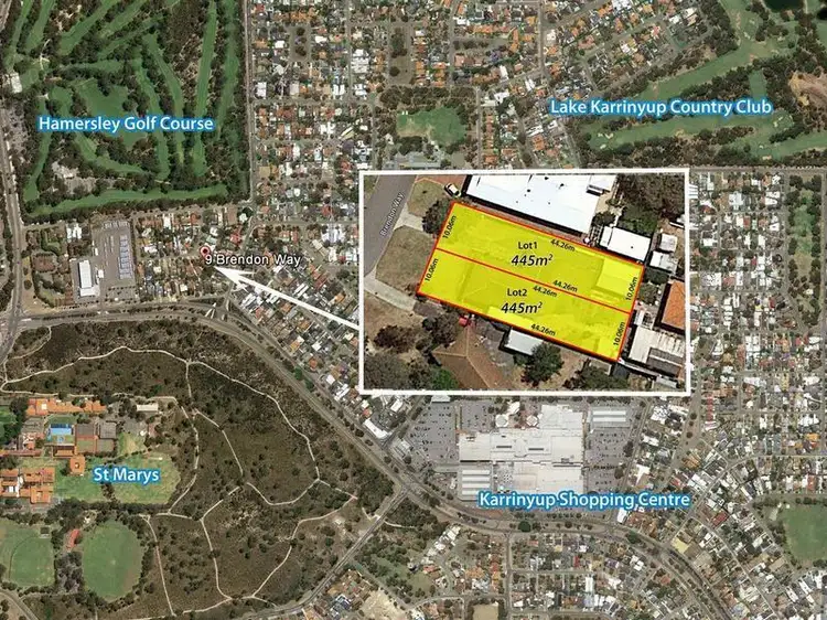 Second view of Homely land listing, 9B Brendon Way, Karrinyup WA 6018
