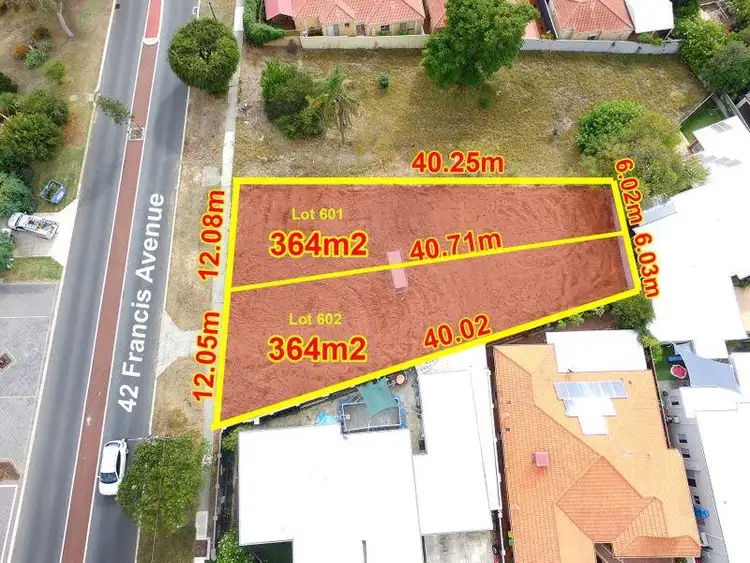 Second view of Homely land listing, 42B Francis Avenue, Karrinyup WA 6018