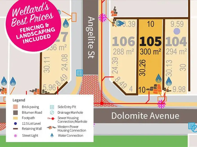 Main view of Homely land listing, Lot 105, 14 Dolomite Avenue, Wellard WA 6170