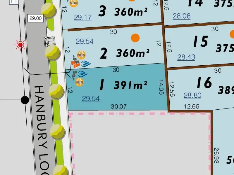 Main view of Homely land listing, Lot 1, Hanbury Loop, Success WA 6164