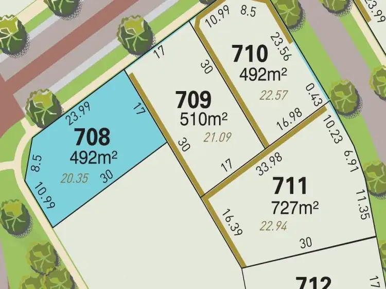 Main view of Homely land listing, Lot 708, Fingal Loop, Burns Beach WA 6028