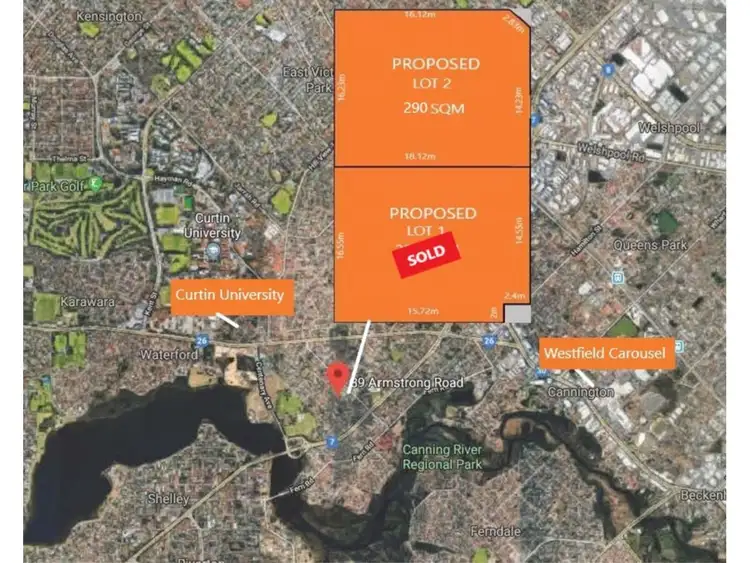 Lot 1 & 2 89 Armstrong Road, Wilson WA 6107