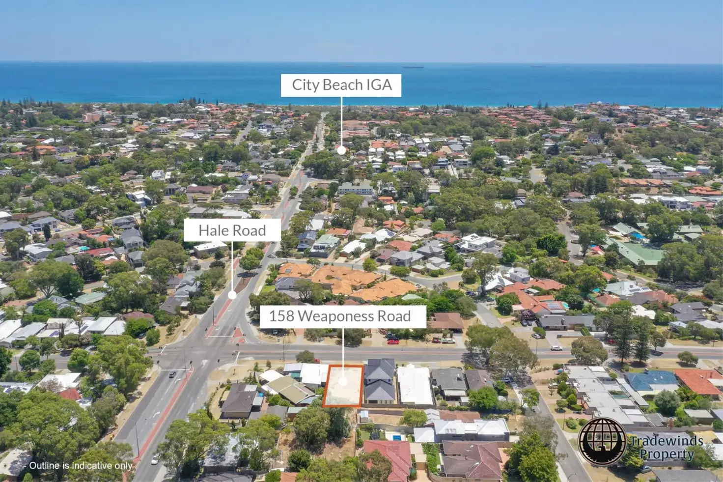 Main view of Homely land listing, 158 Weaponess Road, Wembley Downs WA 6019