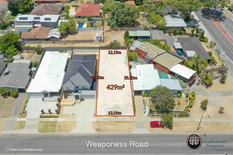 Third view of Homely land listing, 158 Weaponess Road, Wembley Downs WA 6019
