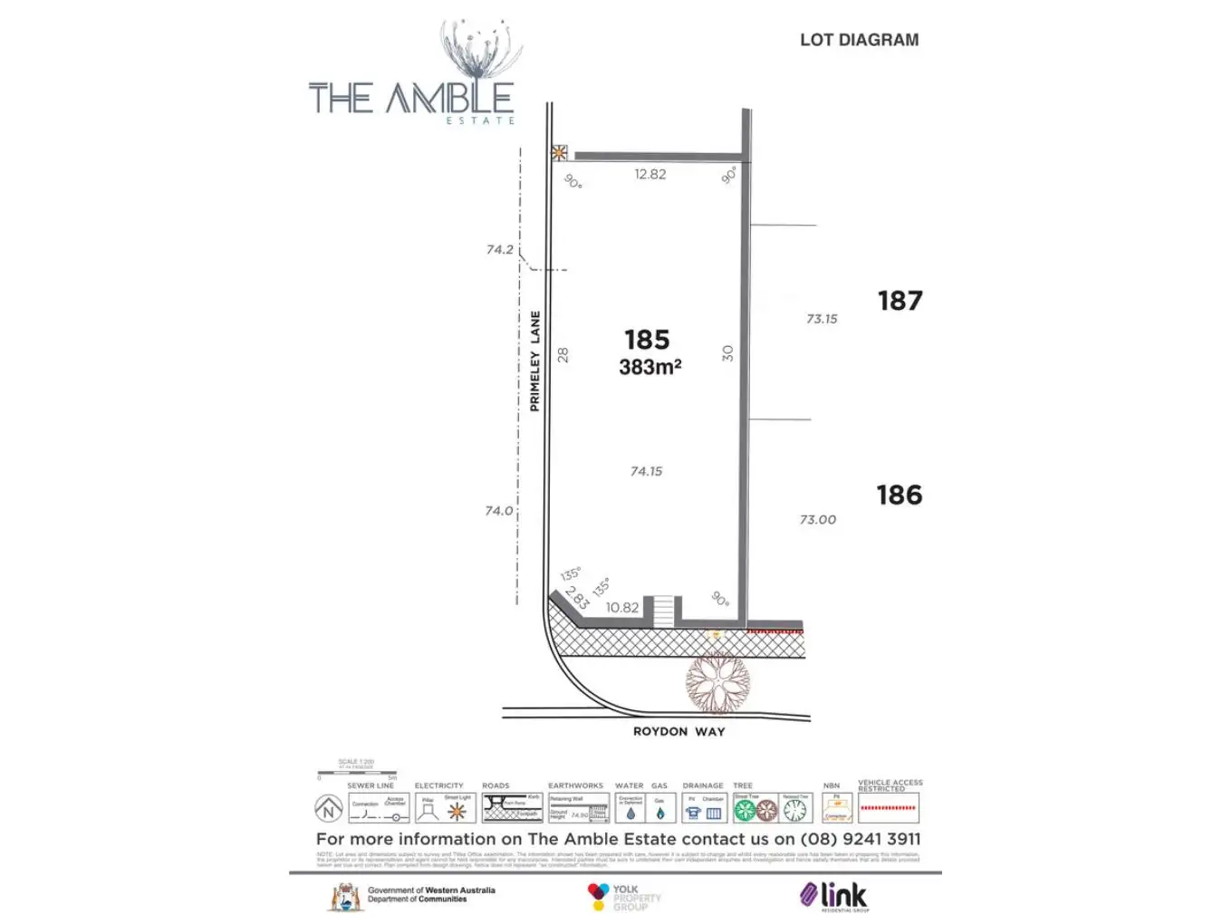 Main view of Homely land listing, Lot 185, Roydon Way, Girrawheen WA 6064