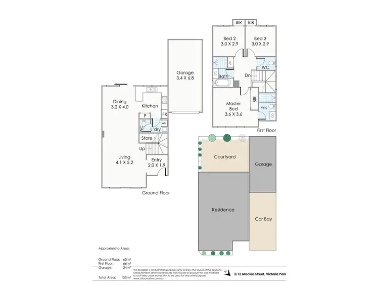Fifth view of Homely townhouse listing, 3/12 Mackie Street, Victoria Park WA 6100