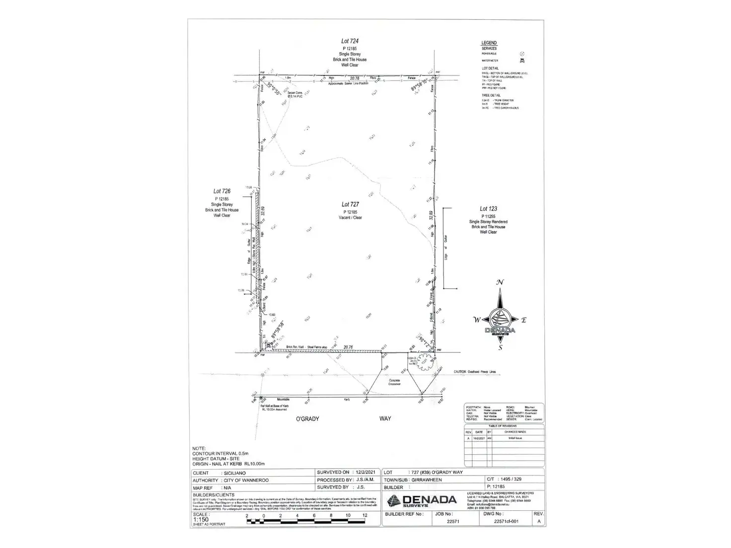 Main view of Homely land listing, Lot 727, 39 O'Grady Way, Girrawheen WA 6064