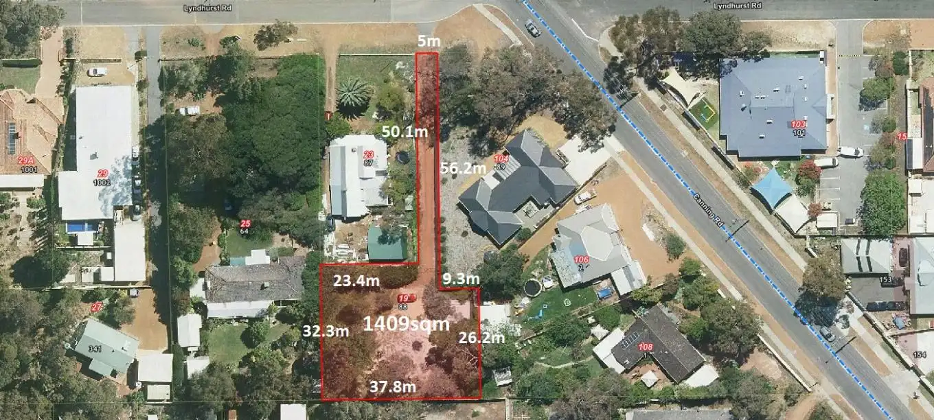 Main view of Homely land listing, 19 Lyndhurst Road, Kalamunda WA 6076