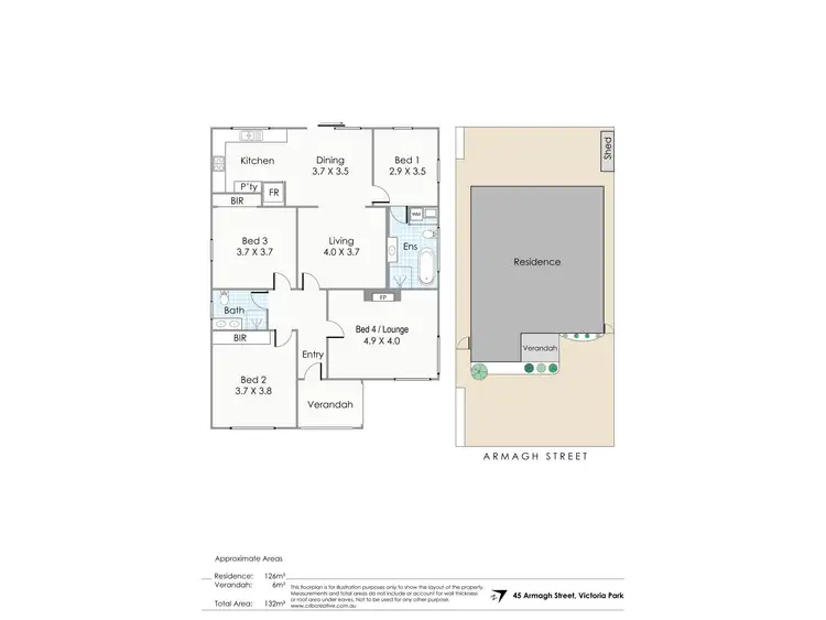 Sixth view of Homely house listing, 45 Armagh Street, Victoria Park WA 6100