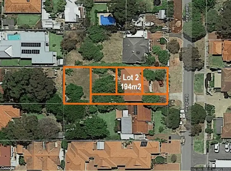 Main view of Homely land listing, Lot 2, 27 Baird Avenue, Nedlands WA 6009