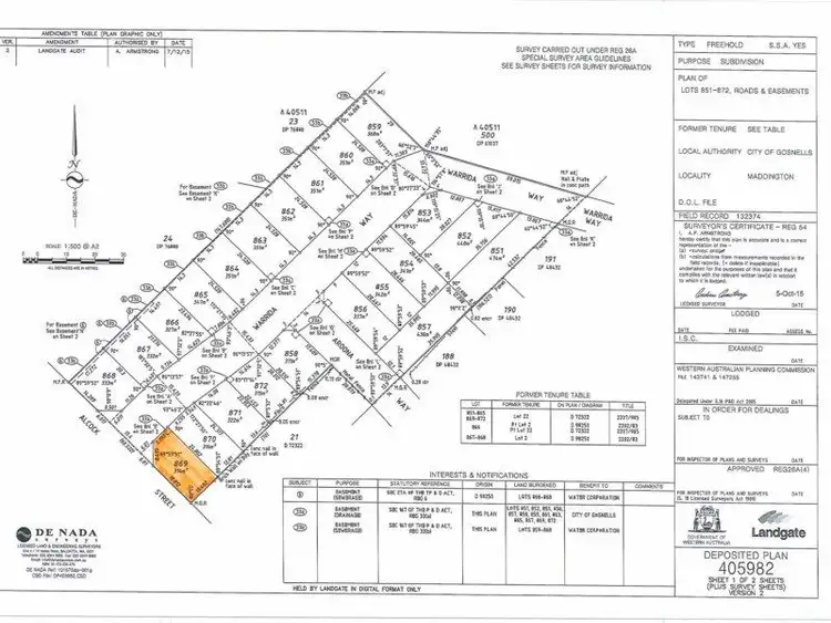 Main view of Homely land listing, 92 Warrida Way, Maddington WA 6109
