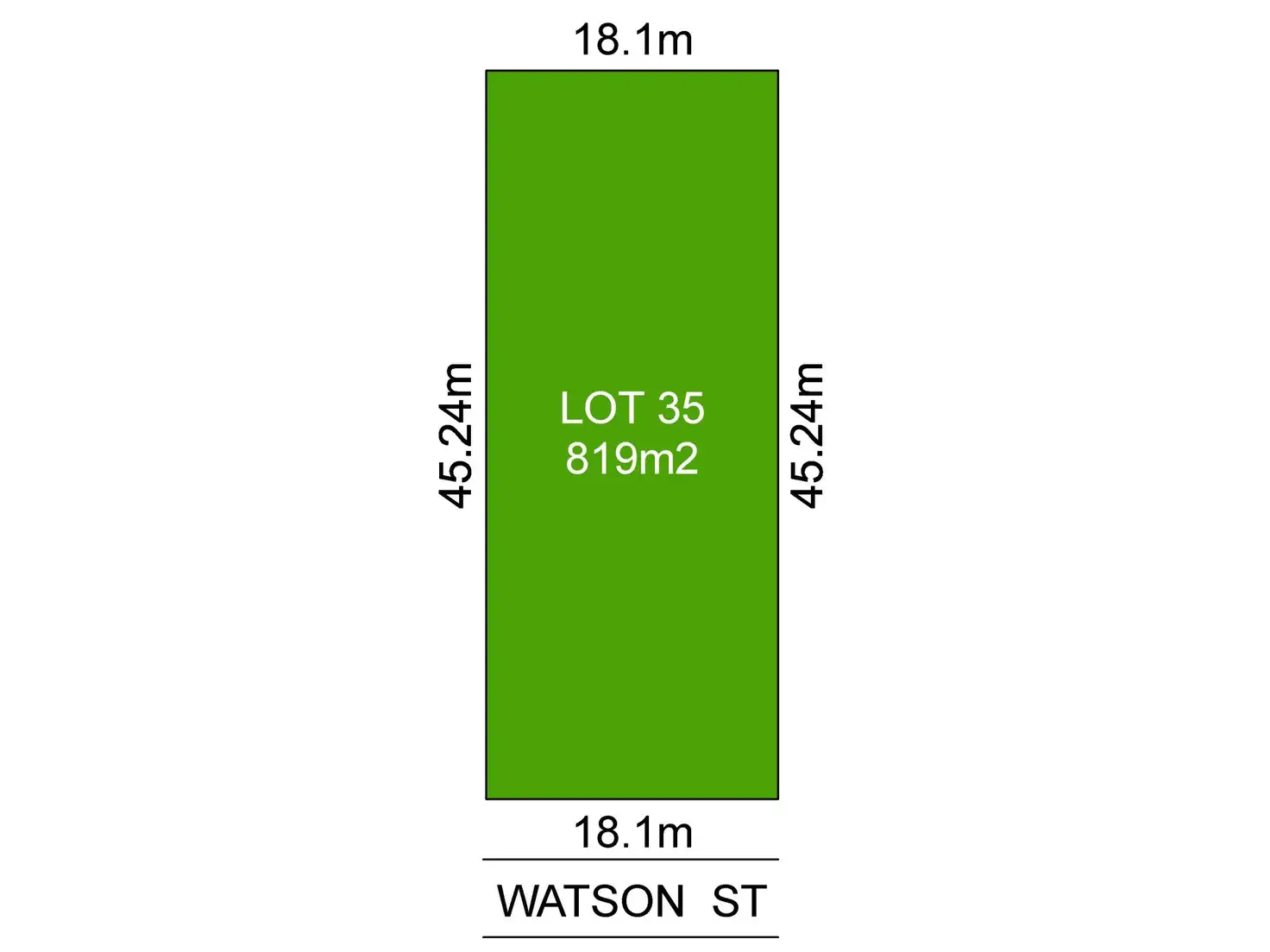 Main view of Homely land listing, 23 Watson Street, Gosnells WA 6110