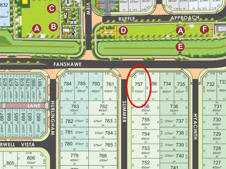 Main view of Homely land listing, Lot 757, Fanshawe Boulevard, Piara Waters WA 6112