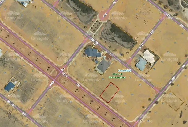 Second view of Homely land listing, 21 Coral Boulevard, Kalbarri WA 6536