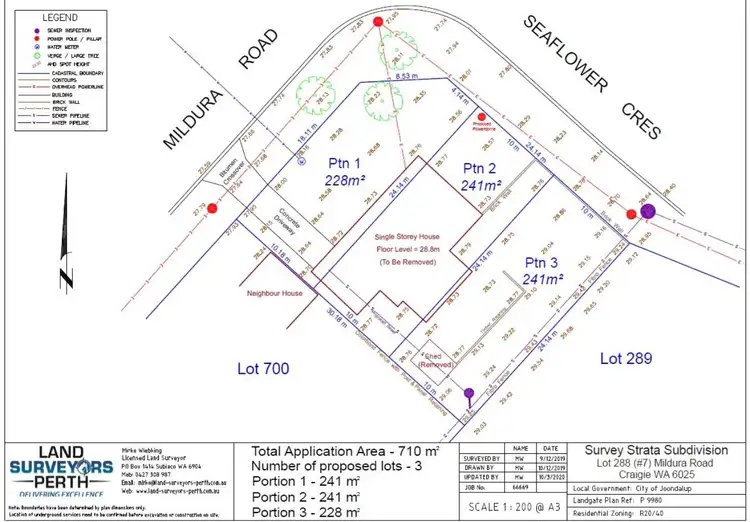 Third view of Homely land listing, 2C Seaflower Crescent, Craigie WA 6025