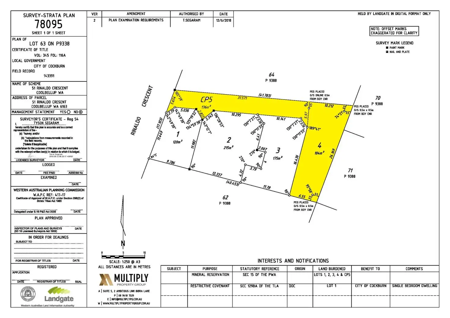 Main view of Homely land listing, Lot 4, 51 Rinaldo Crescent, Coolbellup WA 6163