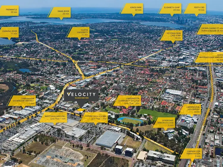 Second view of Homely apartment listing, 603/17 Pattie Street, Cannington WA 6107