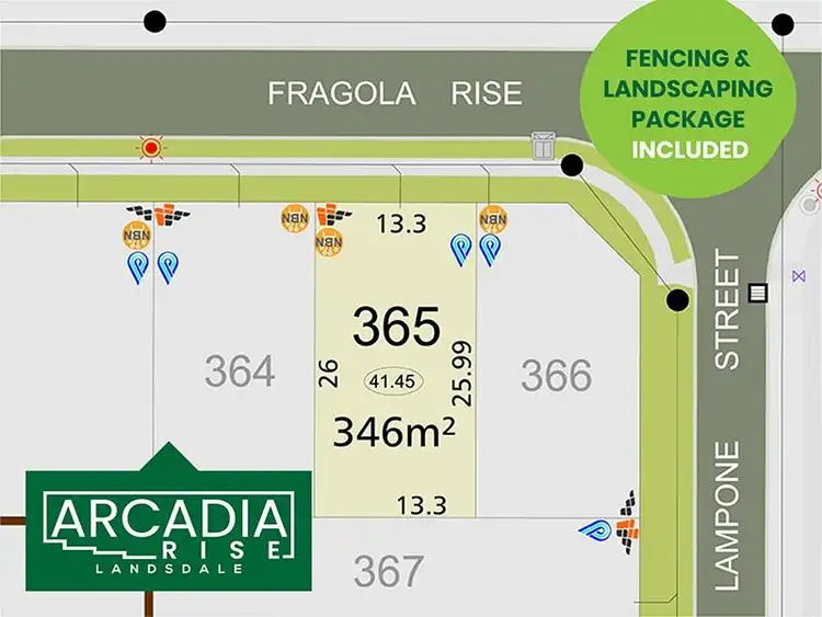Second view of Homely land listing, Lot 365, 15 Fragola Rise, Landsdale WA 6065