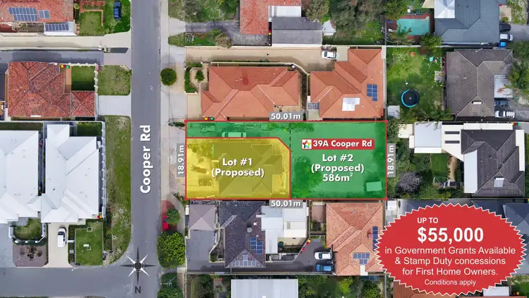Main view of Homely land listing, Lot 2 39 Cooper Road, Morley WA 6062