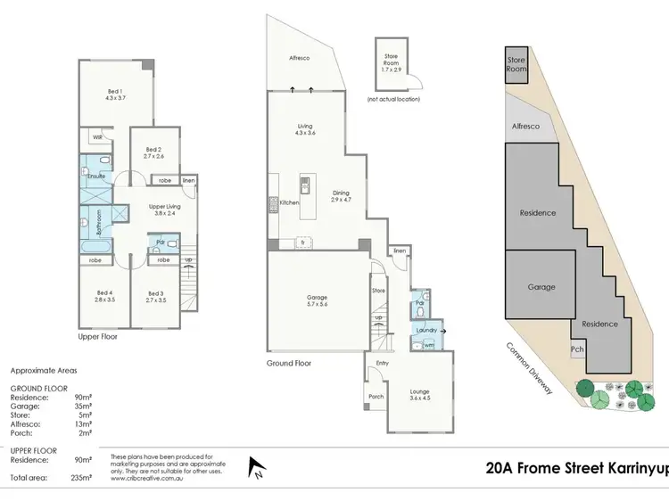 Second view of Homely townhouse listing, 20A Frome Street, Karrinyup WA 6018