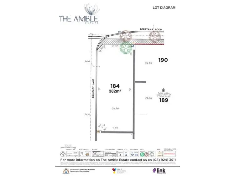 Main view of Homely land listing, Lot 184, Berryana Loop, Girrawheen WA 6064