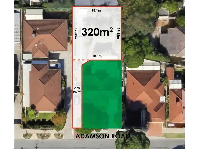 Main view of Homely land listing, 19B Adamson Road, Brentwood WA 6153