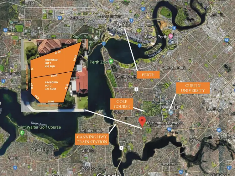 lot1and2,60 Henning Crescent, Manning WA 6152