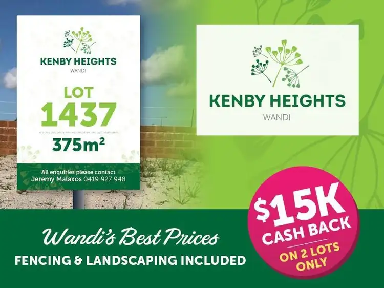 Main view of Homely land listing, Lot 1437, 12 Aquila Drive, Wandi WA 6167