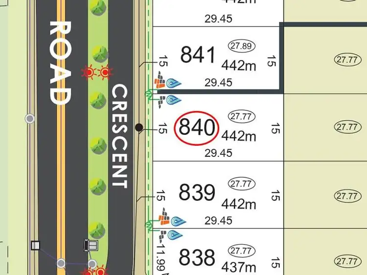 Main view of Homely land listing, Lot 840, Eltham Crescent, Piara Waters WA 6112