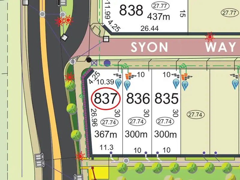 Main view of Homely land listing, Lot 837, Syon Way, Piara Waters WA 6112