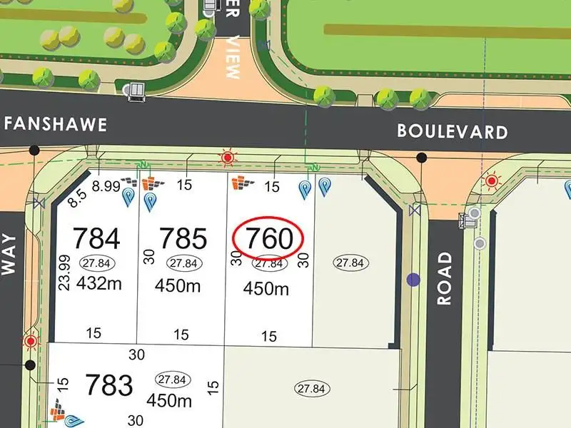 Main view of Homely land listing, Lot 760 Fanshawe Boulevard, Piara Waters WA 6112