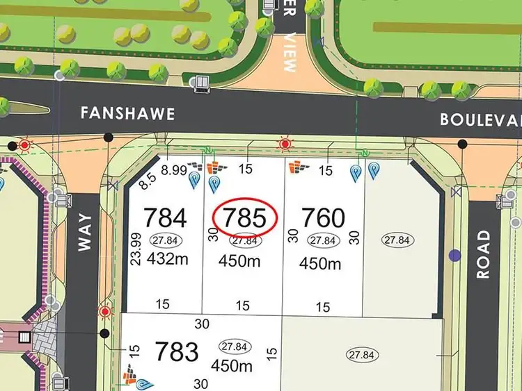 Main view of Homely land listing, Lot 785 Fanshawe Boulevard, Piara Waters WA 6112