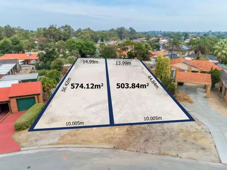 Second view of Homely land listing, LOT 2/3 Ballidon Crescent, Carine WA 6020