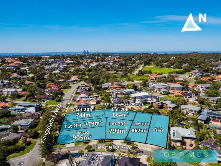Seventh view of Homely land listing, Lot 204 Kingsland Avenue, City Beach WA 6015