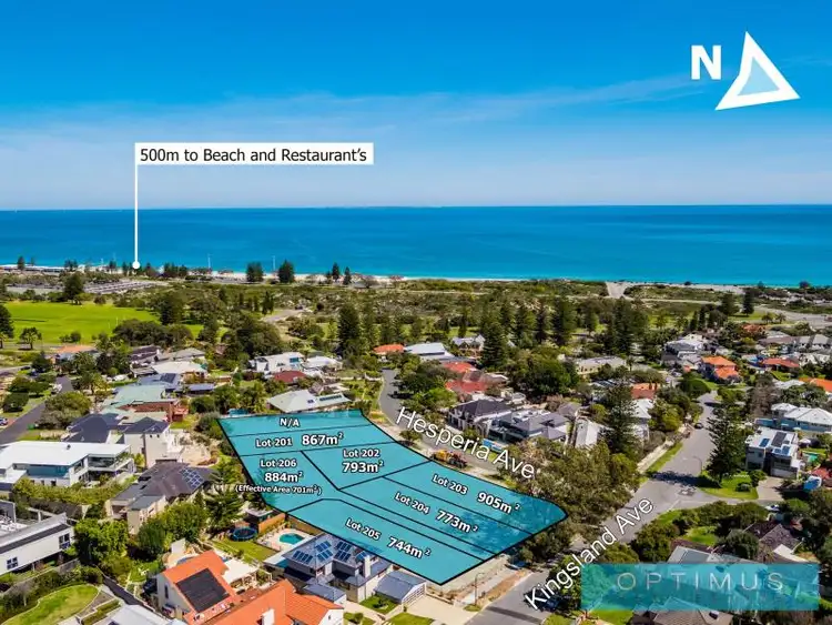 Sixth view of Homely land listing, Lot 205 Kingsland Avenue, City Beach WA 6015